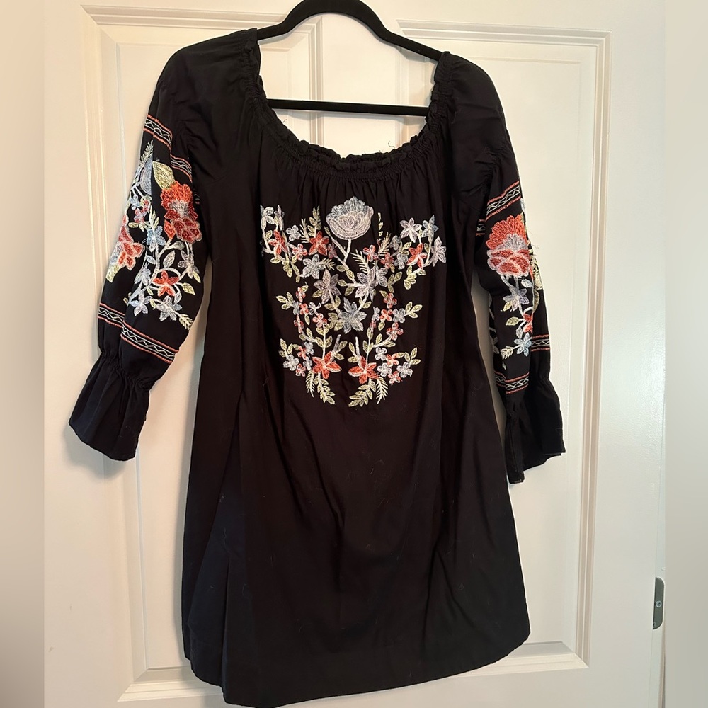 Free People Embroidered dress